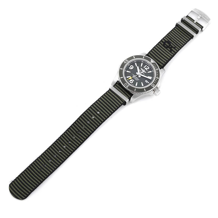 Breitling Superocean 44 Outerknown Green Dial Steel Mens Watch A17367