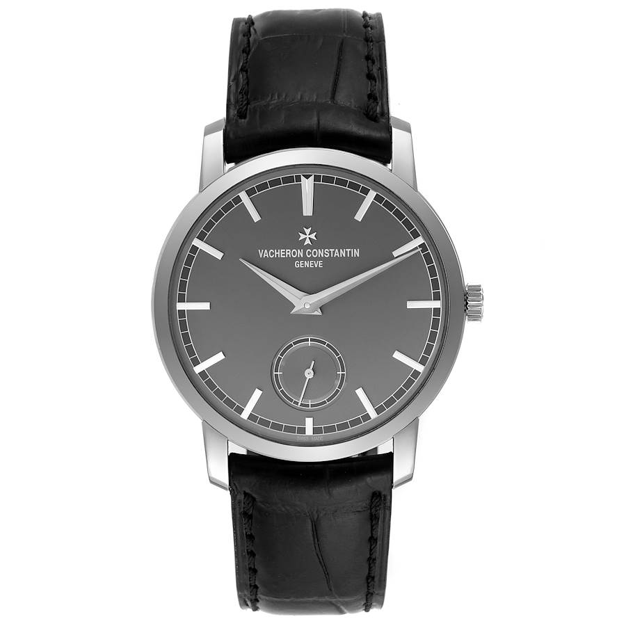 Vacheron Constantin Traditionnelle Platinum Grey Dial Mens Watch 82172