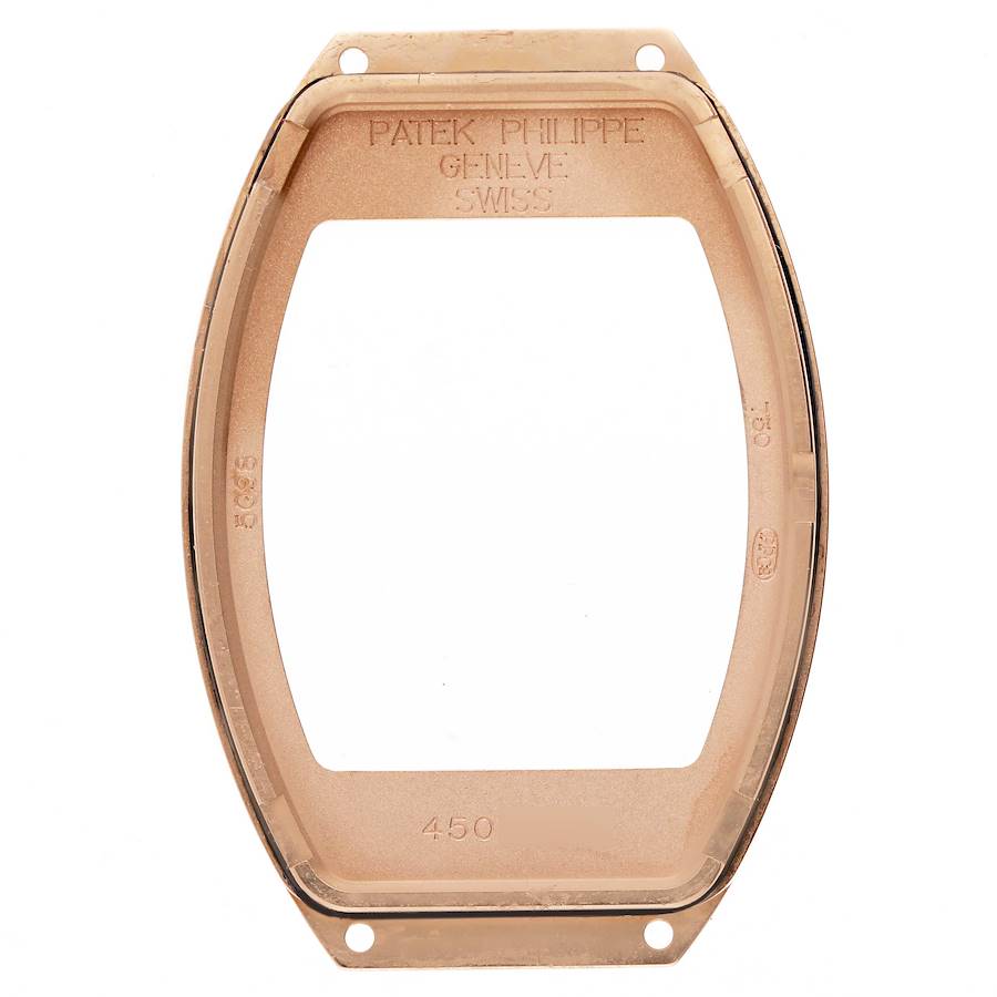Patek Philippe Gondolo Rose Gold Silver Dial Mens Watch 5098R