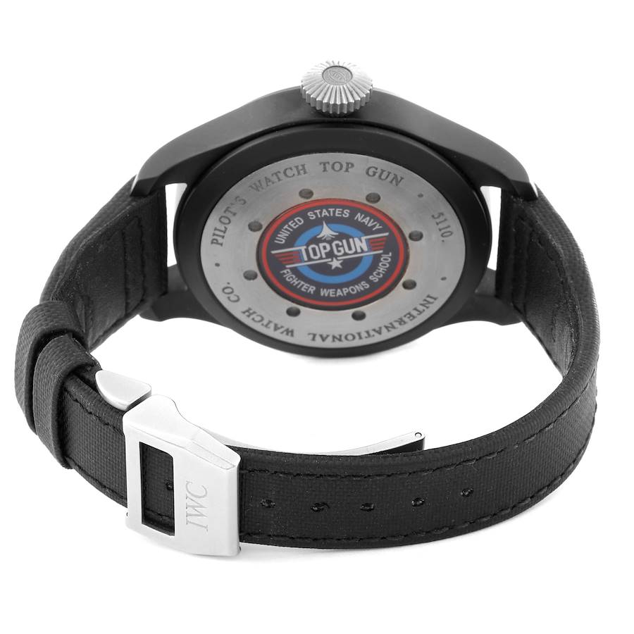 IWC Big Pilots Top Gun Black PVD Automatic Mens Watch IW501901