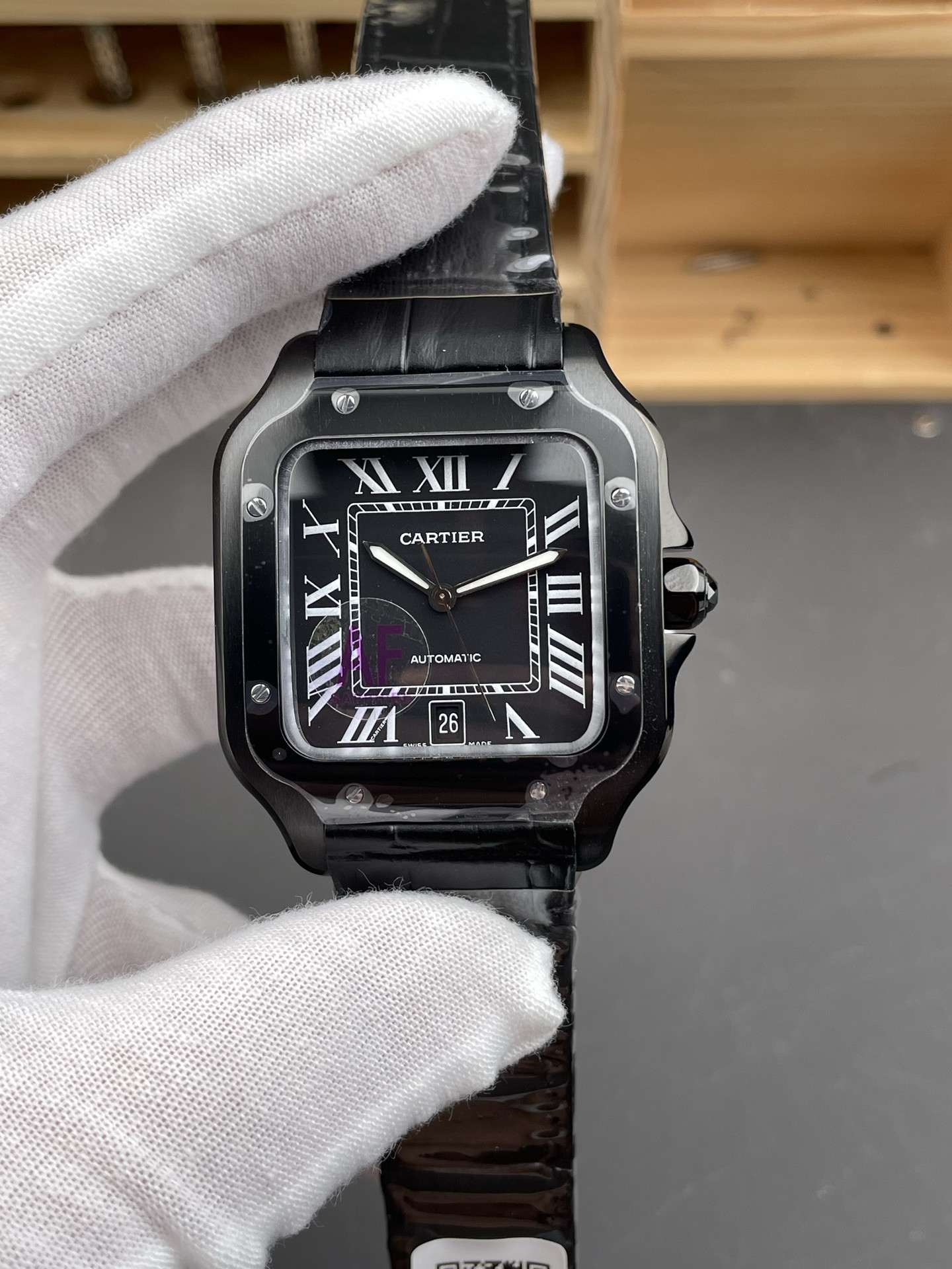 Santos Black Ceramic Black Warrior Large Size