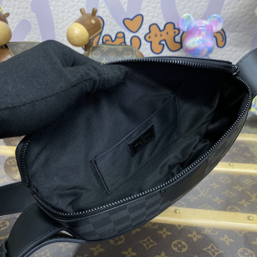 Replica Louis Vuitton Moon Crossbody Black Grid