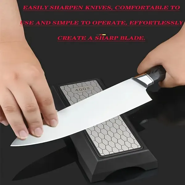 Diamond Double-sided Sharpening Stone 400# 1000# with Coarse