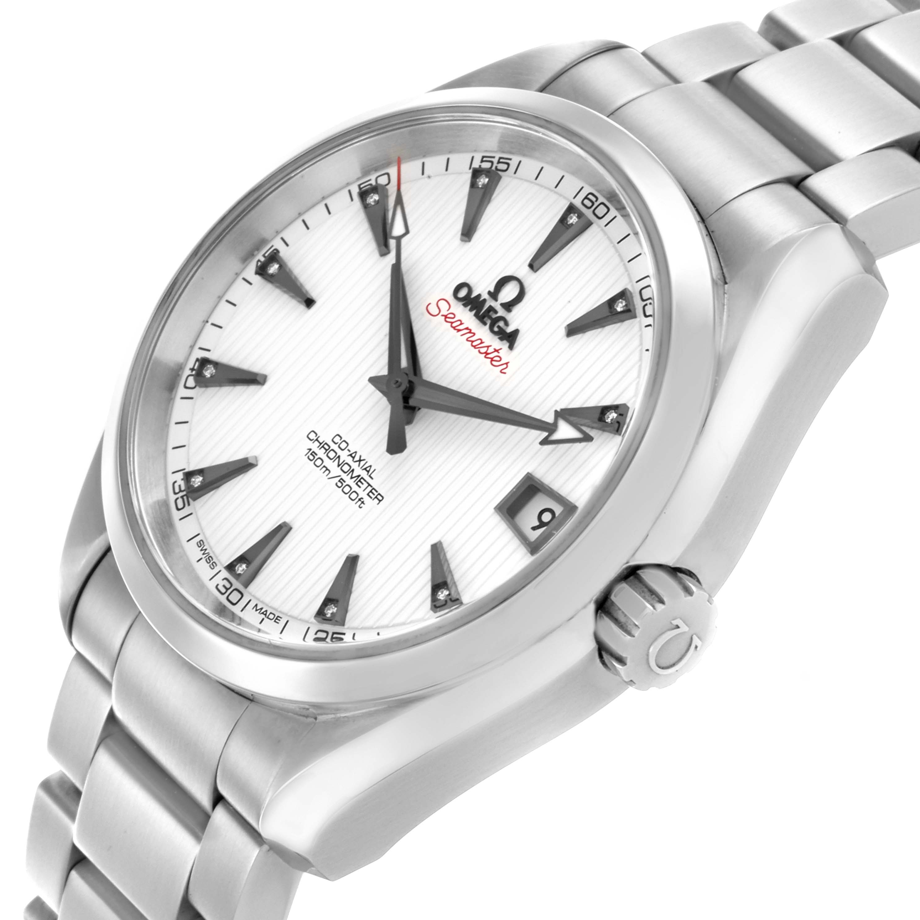 Omega Seamaster Aqua Terra 38.5 Diamond Watch 38.5 MM 231.10.39.21.54.001