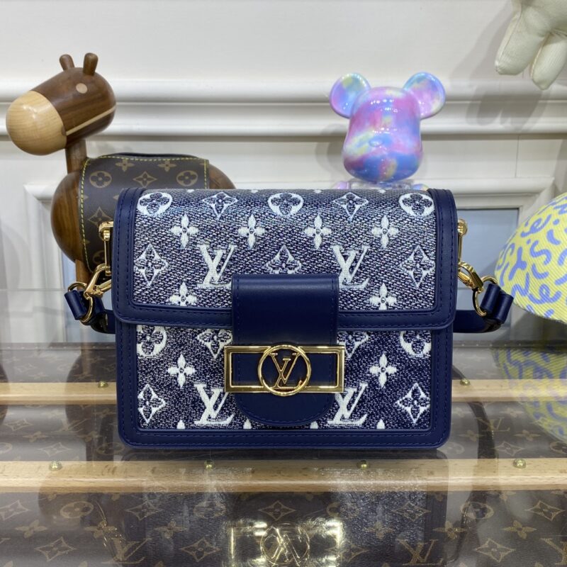 Replica Louis Vuitton Dauphine Mini Blue