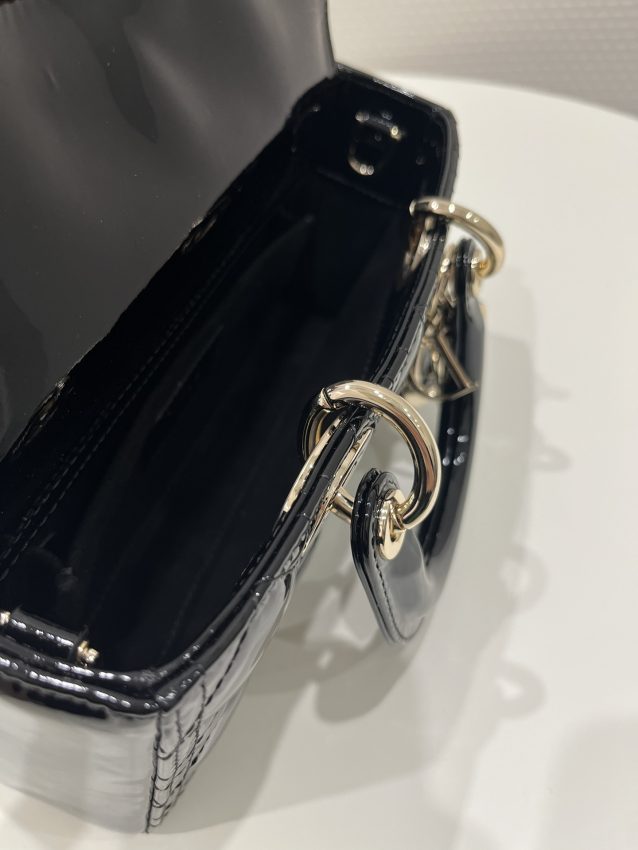 Replica Dior Lady D – Joy Bag Patent Black