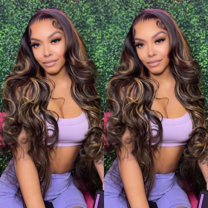 Megalook 13x4 Lace Frontal & 360 Full Lace Glueless Loose Deep Wave Invisible Knots Natural Black Natural Hairline