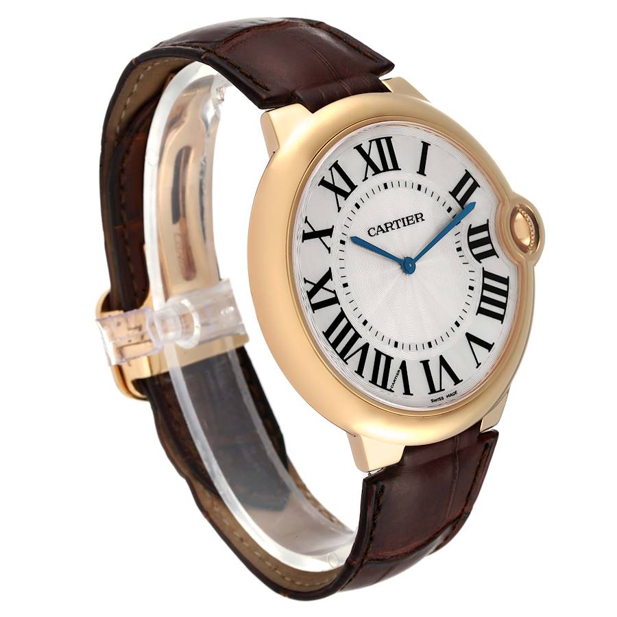 Cartier Ballon Bleu Rose Gold Mens Watch W690054