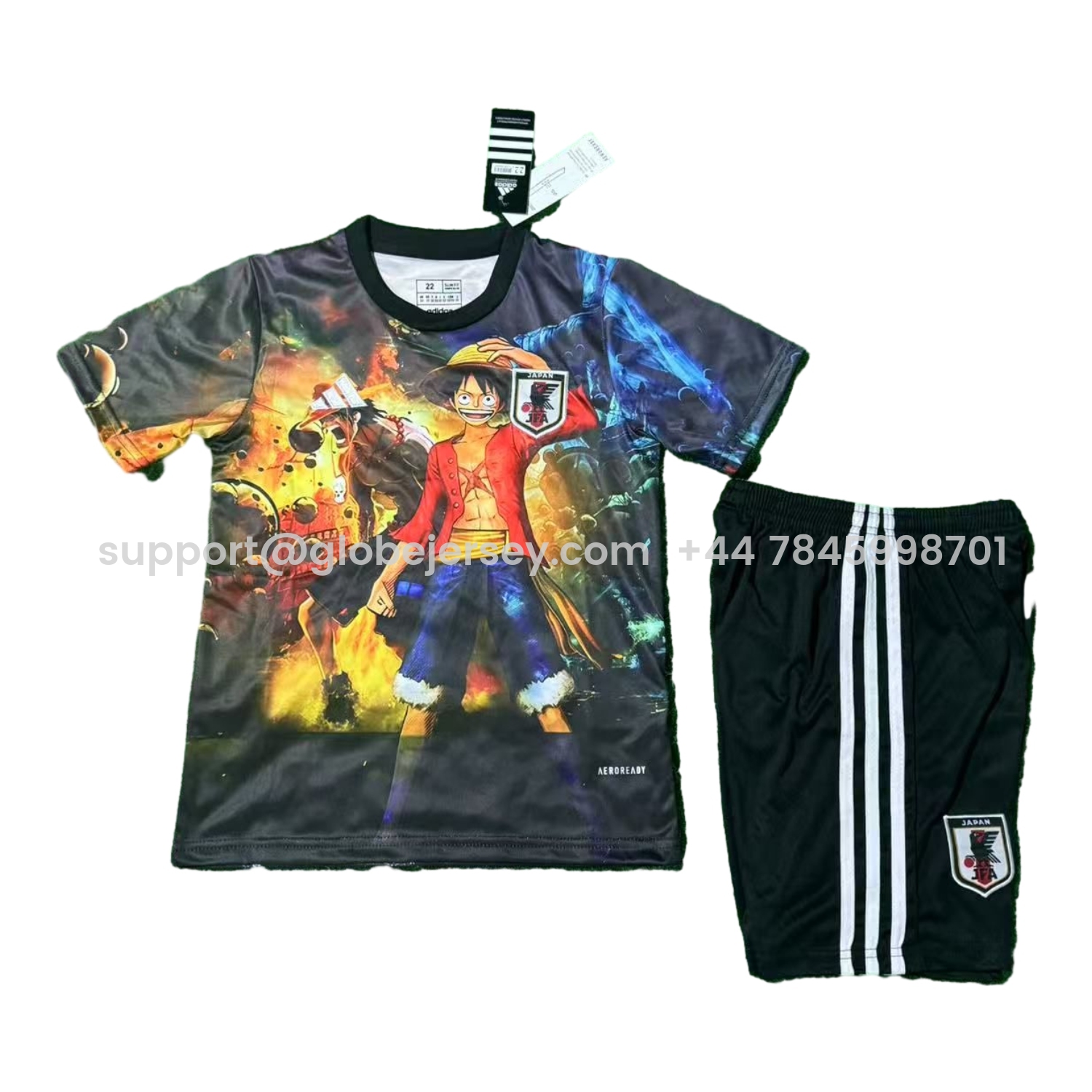 Japan 25-26 Luffy And Ace Black Special Kids Kit