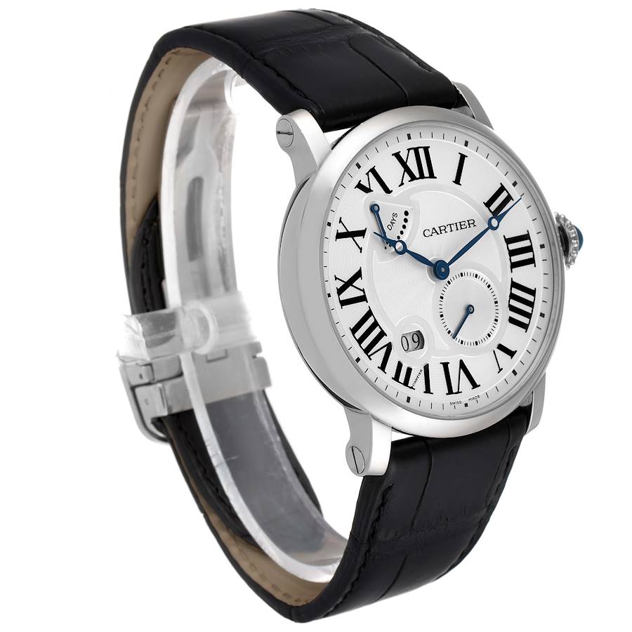 Cartier Rotonde White Gold Power Reserve Mens Watch W1556202