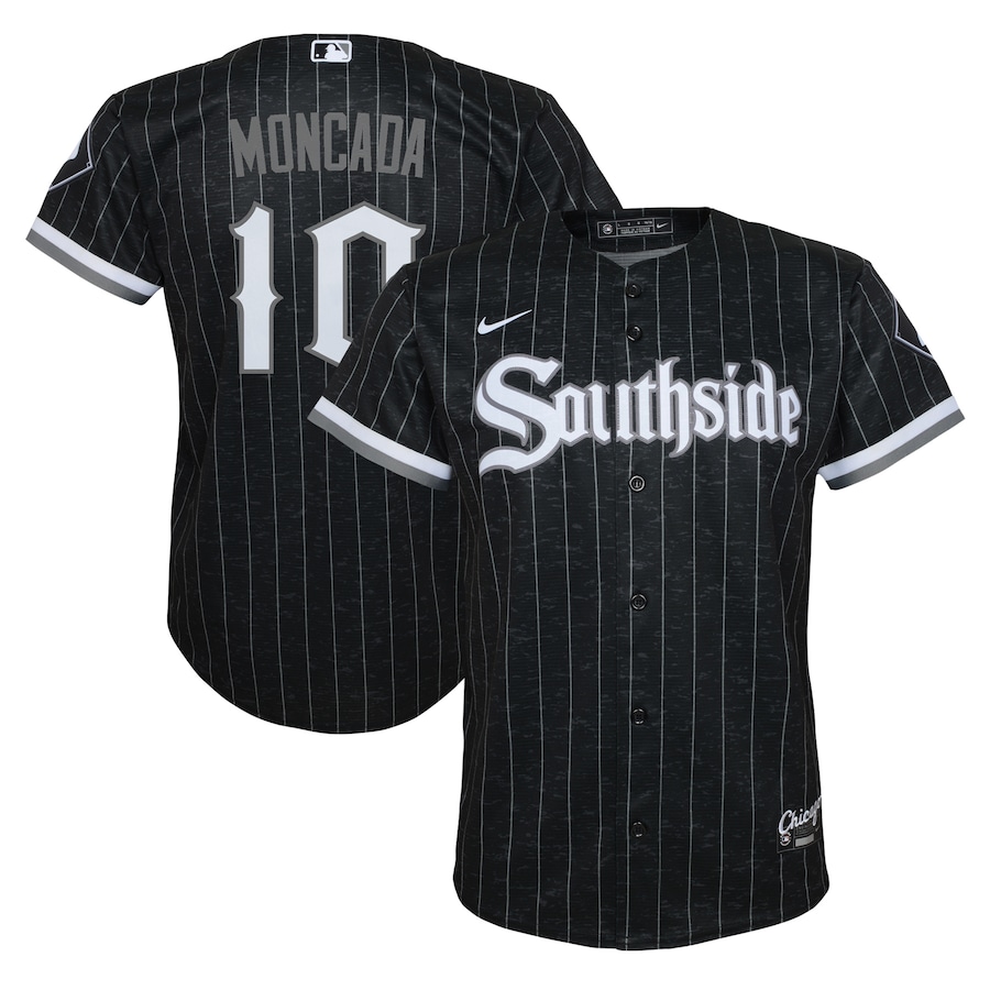 Yoan Moncada Chicago White Sox Youth City Connect Player Jersey Black