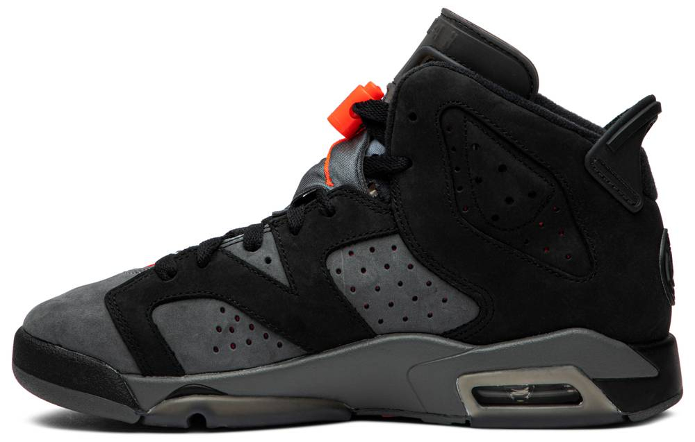 Paris Saint-Germain x Air Jordan 6 Retro BG Iron Grey CN1078-001