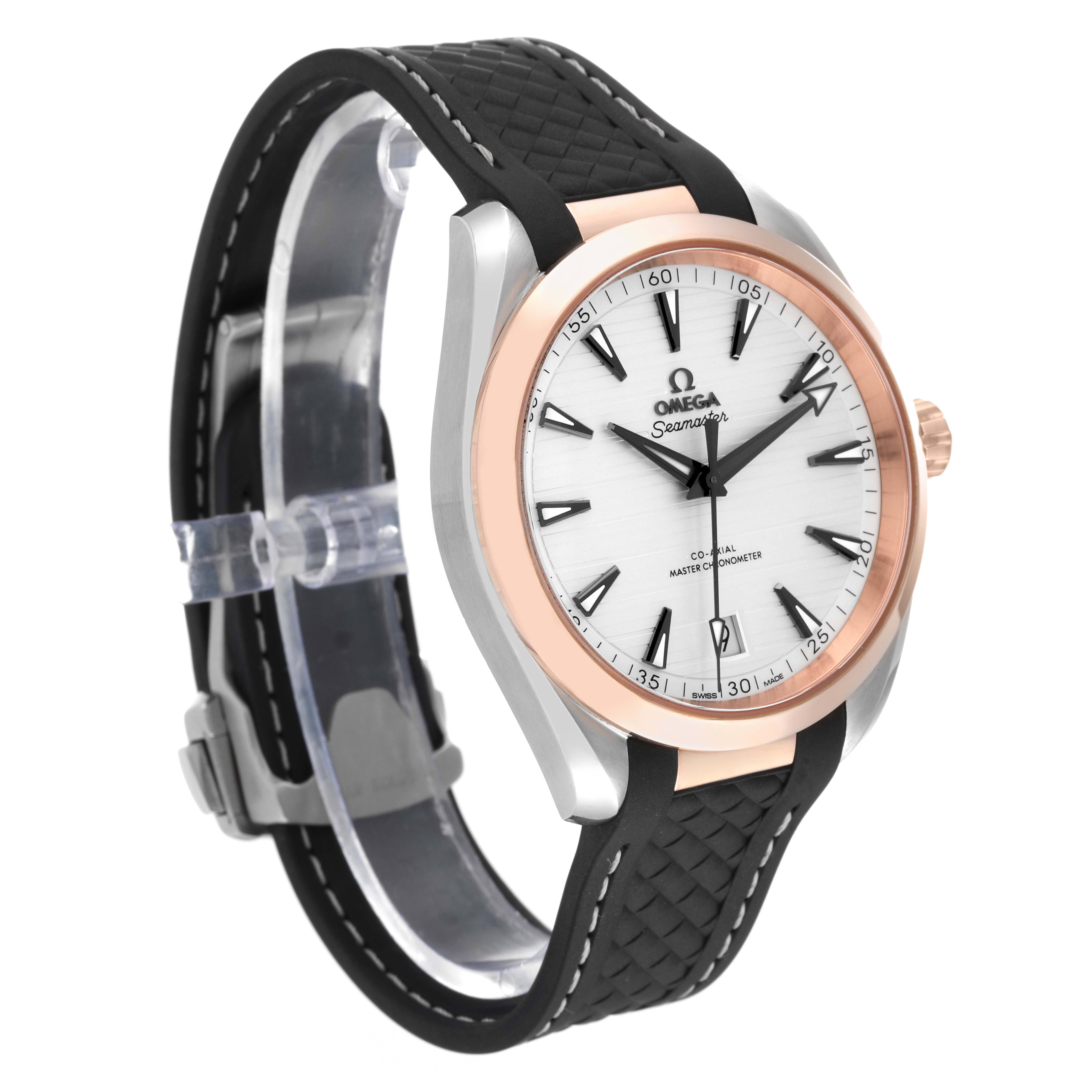 Omega Seamaster Aqua Terra Steel Rose Gold Watch 41.0 MM 220.22.41.21.02.001