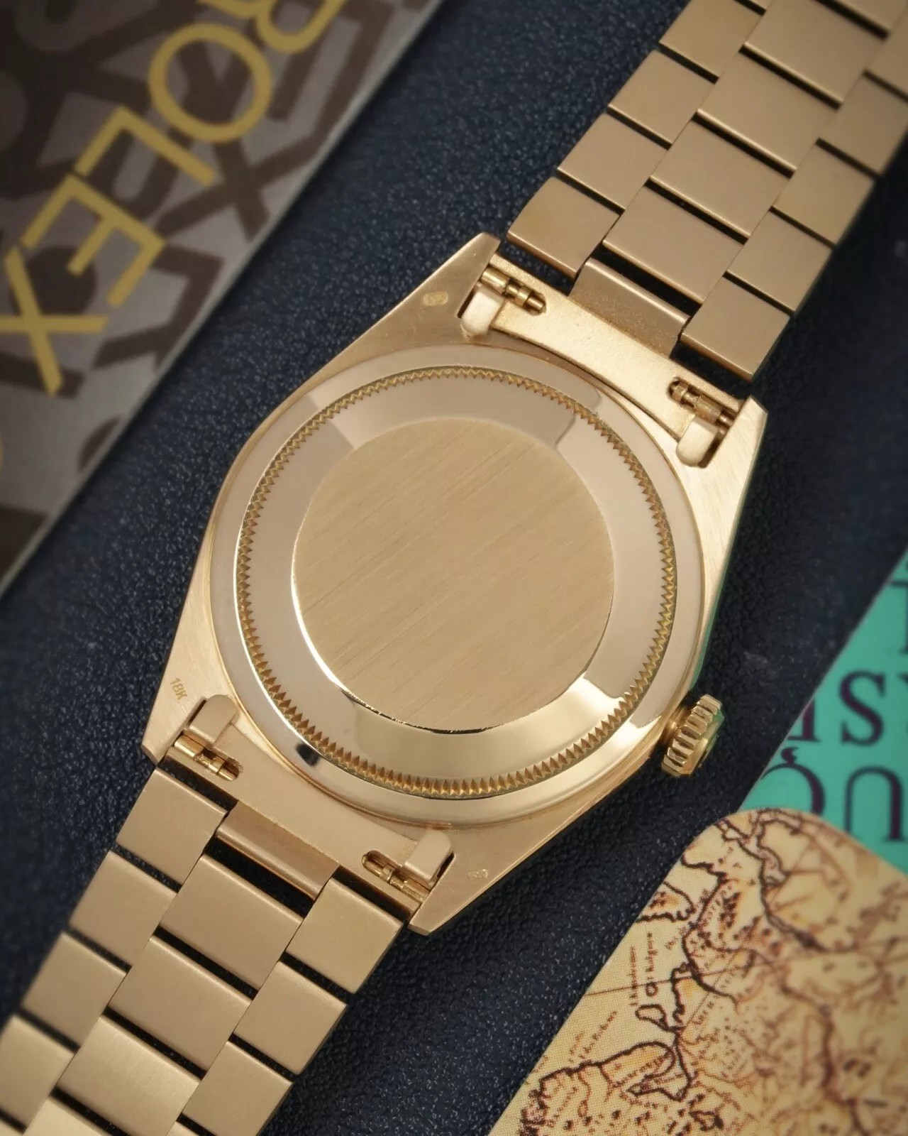 Rolex Day-Date 36mm Rare Aventurine Stone Dial President 18k Gold Ref. 18238