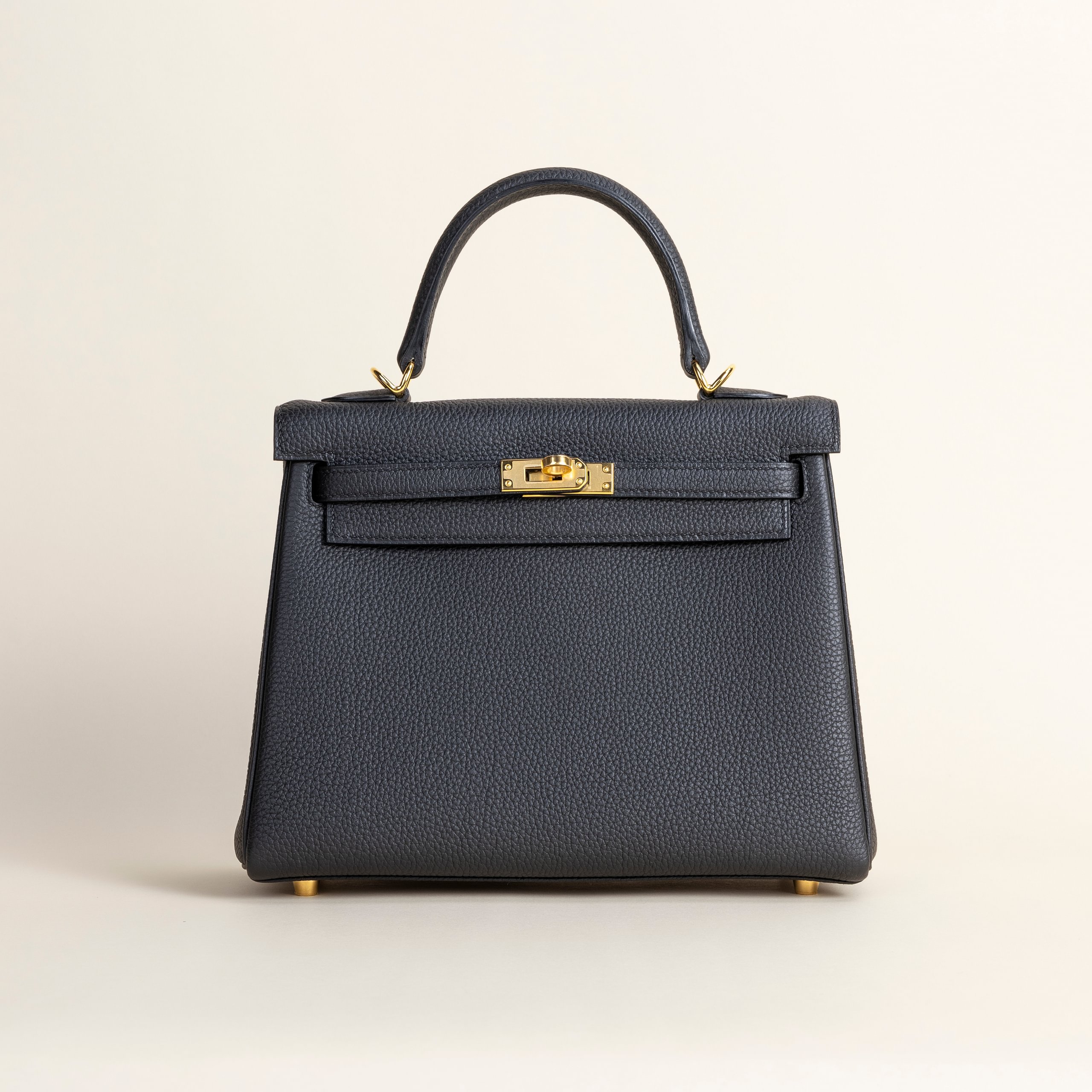 Kelly 25 togo black GHW