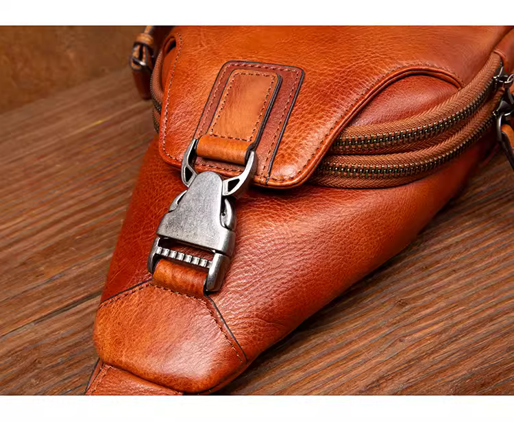 Genuine leather casual bag