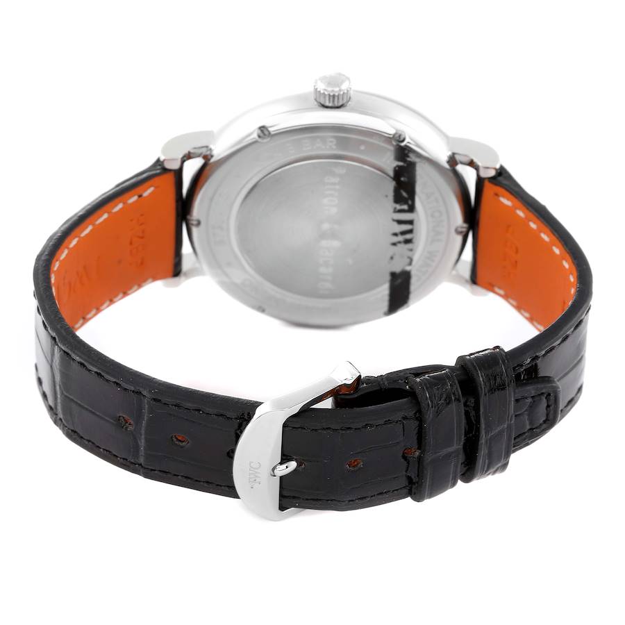 IWC Portofino Automatic 37 Grey Diamond Dial Steel Mens Watch IW458102