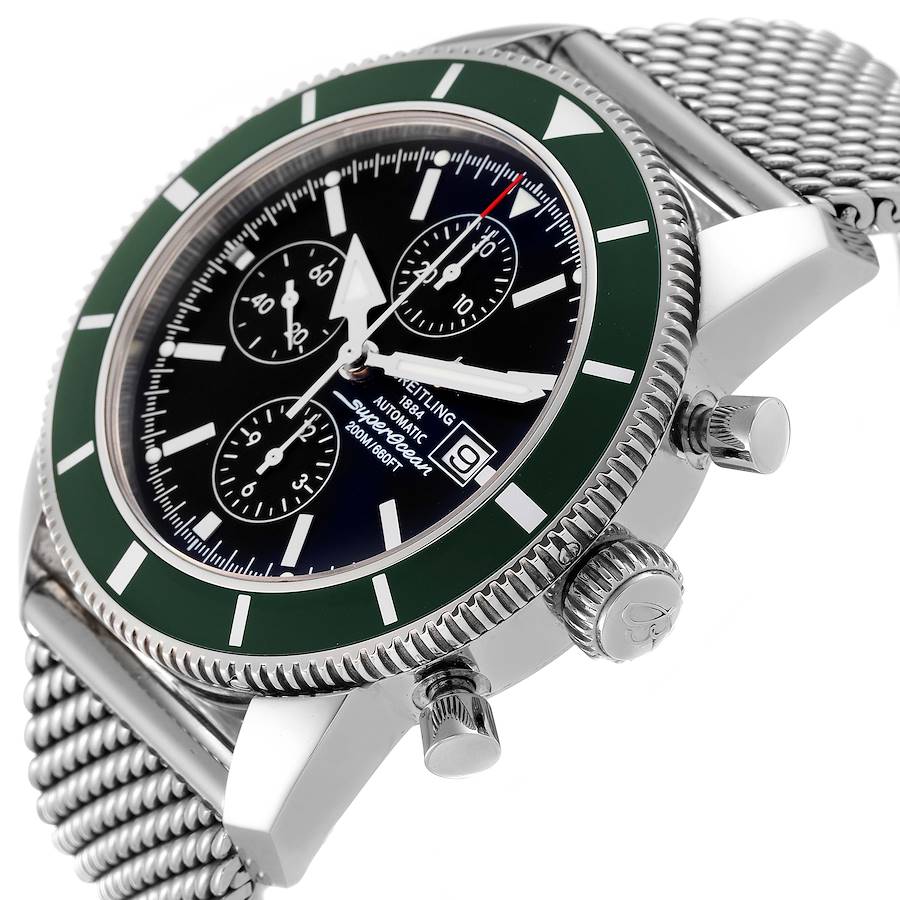 Breitling SuperOcean Heritage Chronograph LE Green Bezel Watch A13320