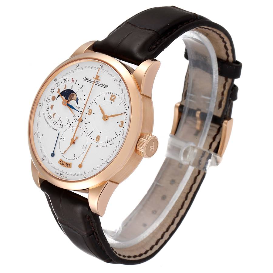 Jaeger LeCoultre Duometre Quantieme Lunaire Rose Gold Mens Watch Q6042421