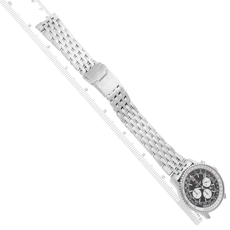 Breitling Navitimer 50th Anniversary Black Dial Steel Watch A41322