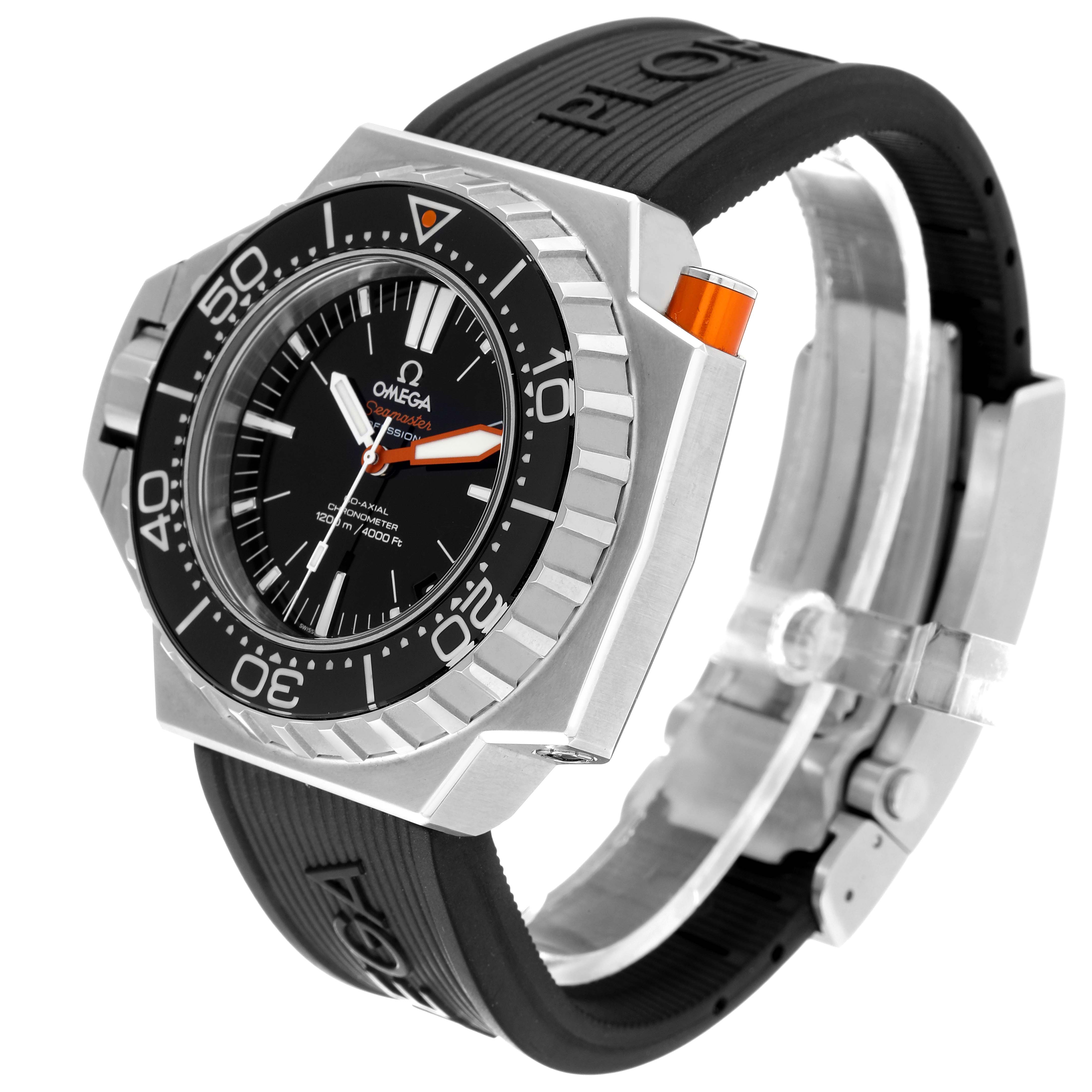 Omega Seamaster Ploprof 1200m Steel Mens Watch 55 x 48 MM 224.32.55.21.01.002 Card