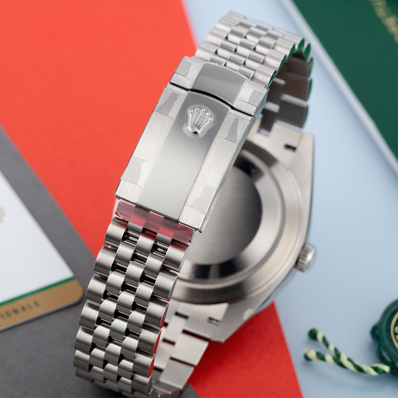 Rolex datejust 41 jubilee bracelet and white gold rhodium M126334-0014