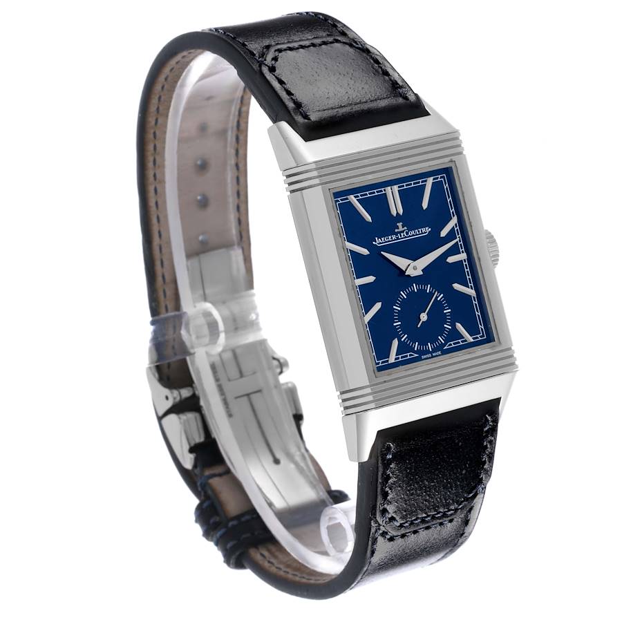 Jaeger LeCoultre Reverso Tribute Steel Mens Watch 214.8.62 Q3978480