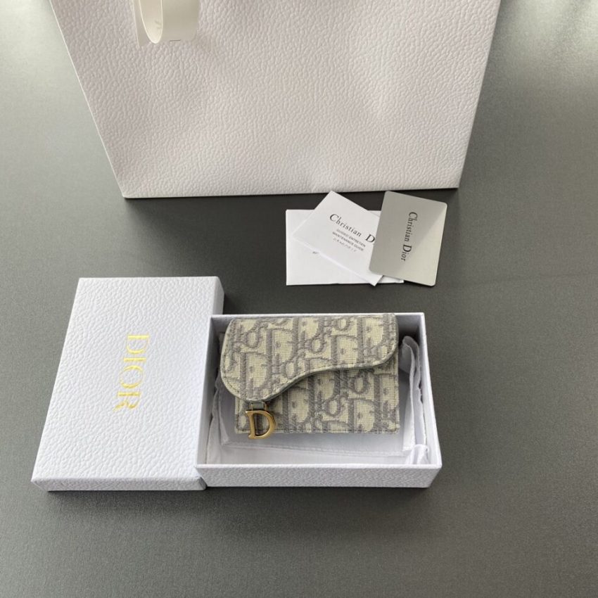 Replica Dior Bloom Card Holder Beige