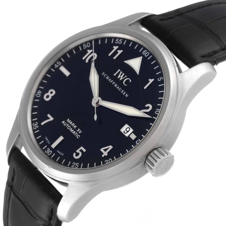 IWC Pilot Classic Mark XV Automatic Steel Mens Watch IW325311