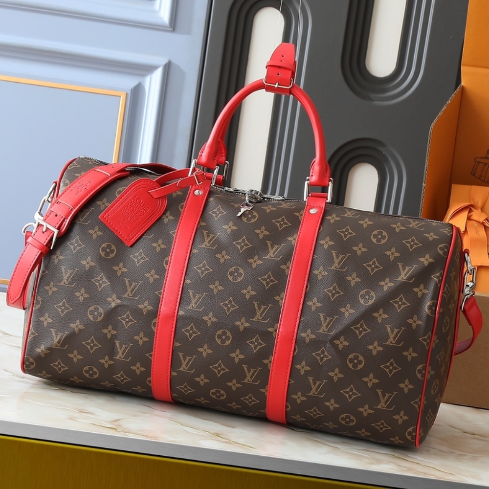 Louis Vuitton Keepall Bandoulière 45 Sari Red 50cm M13808