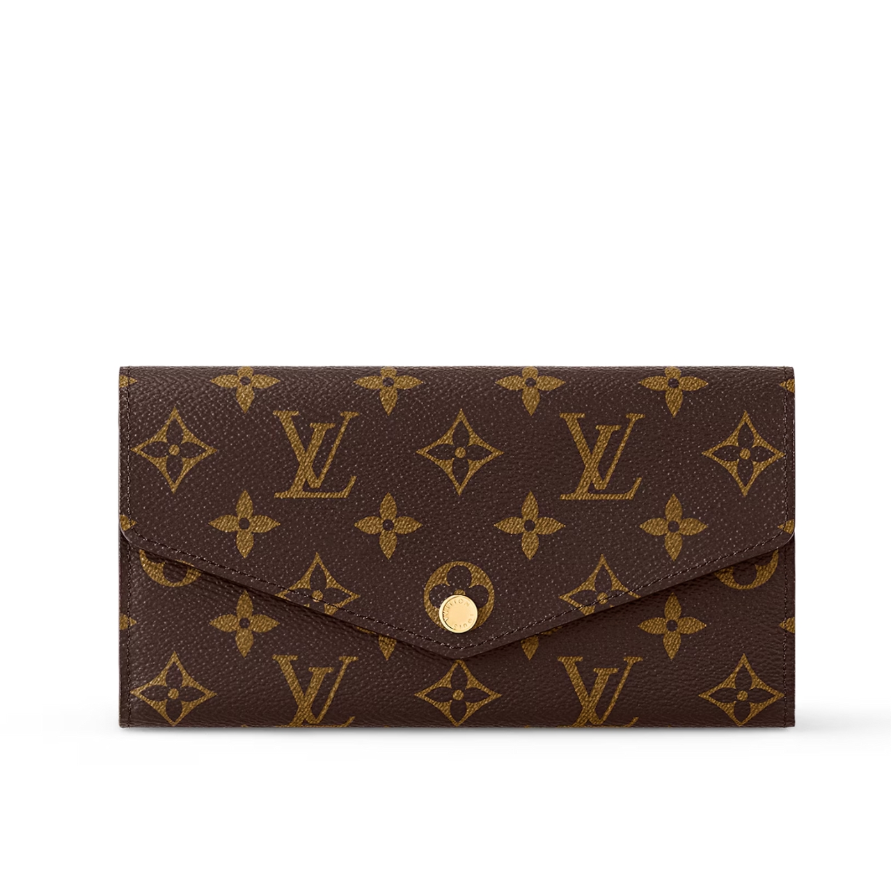 Louis Vuitton Sarah Wallet Monogram Canvas Coquelicot Red 19Cm M62236