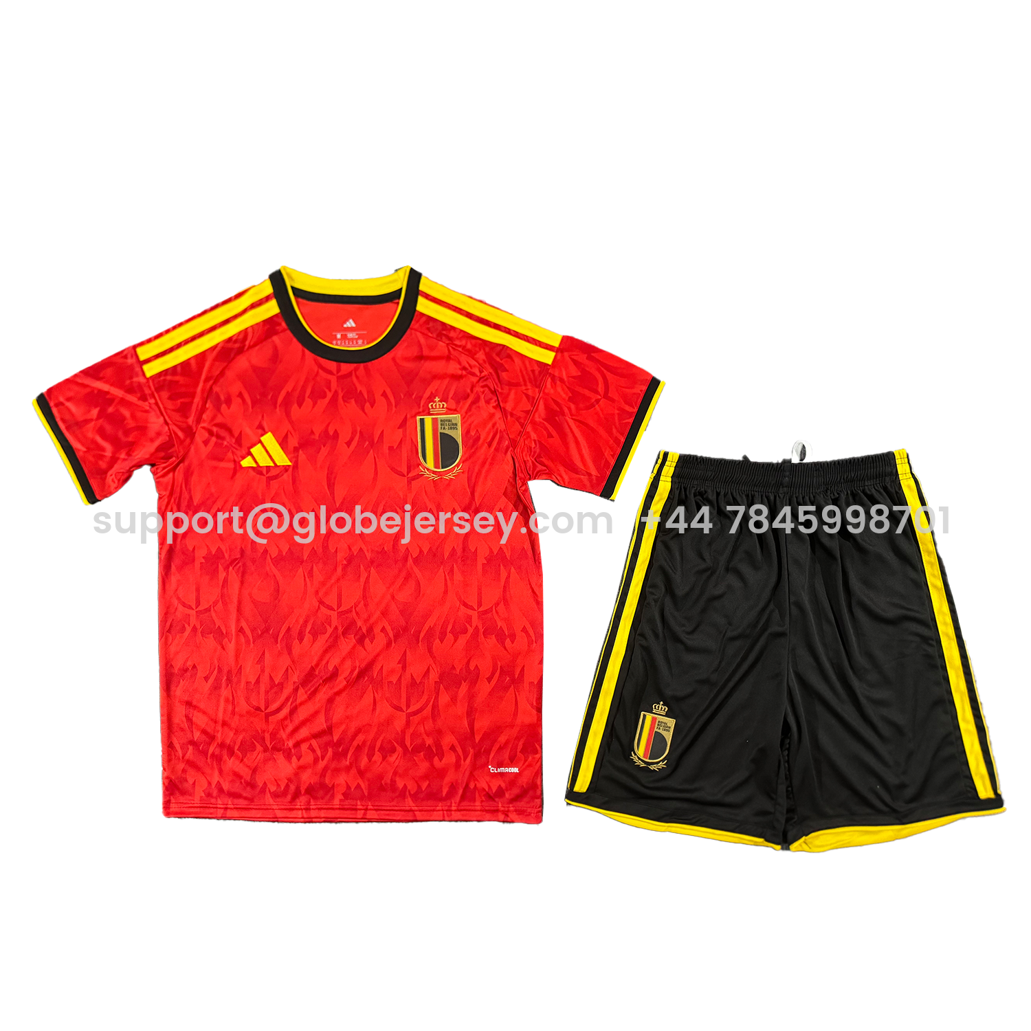 Belgium 2026 Home Men's Adult Jersey Set - Fans Version