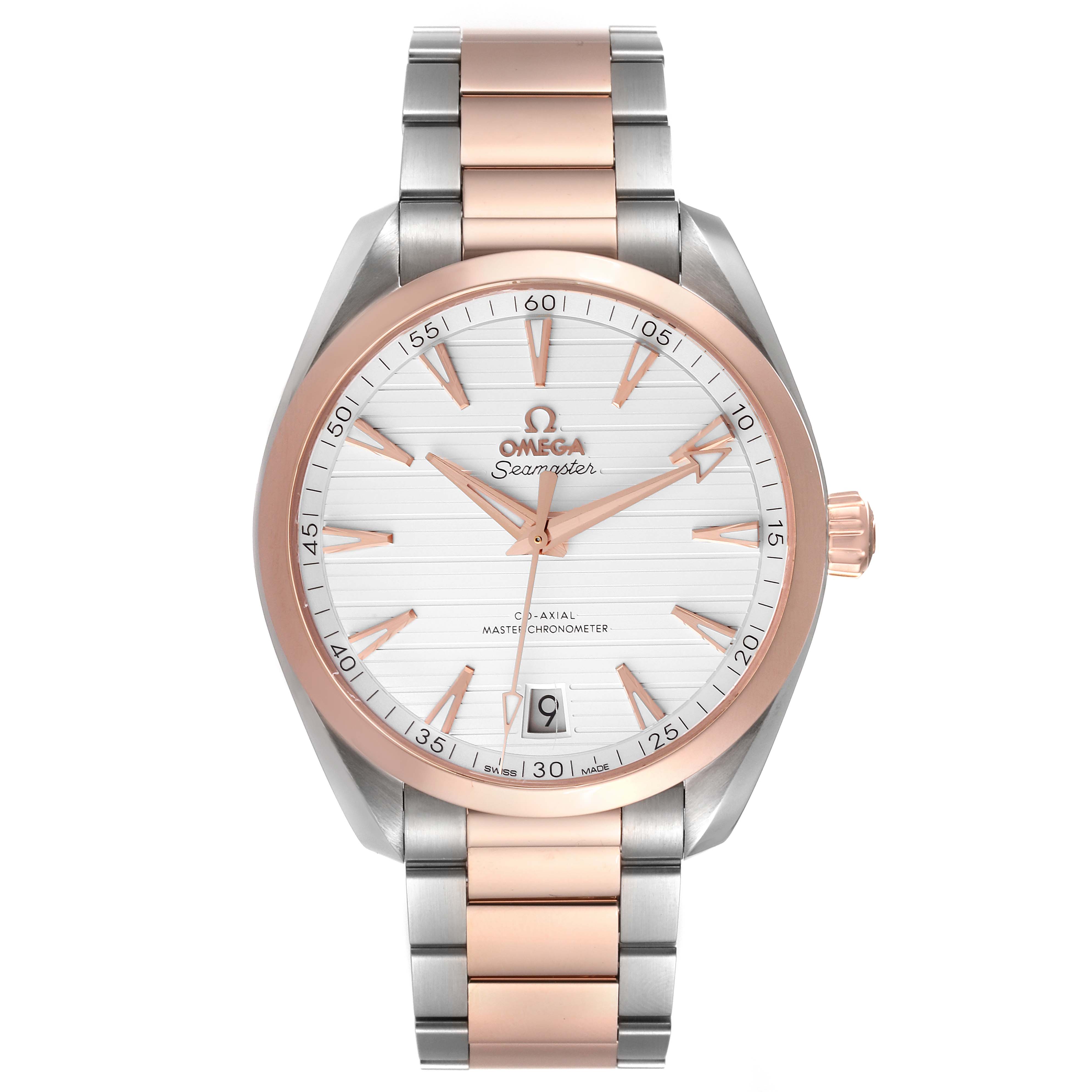 Omega Aqua Terra 41 Steel Rose Gold Mens Watch 41.0 MM 220.20.41.21.02.001