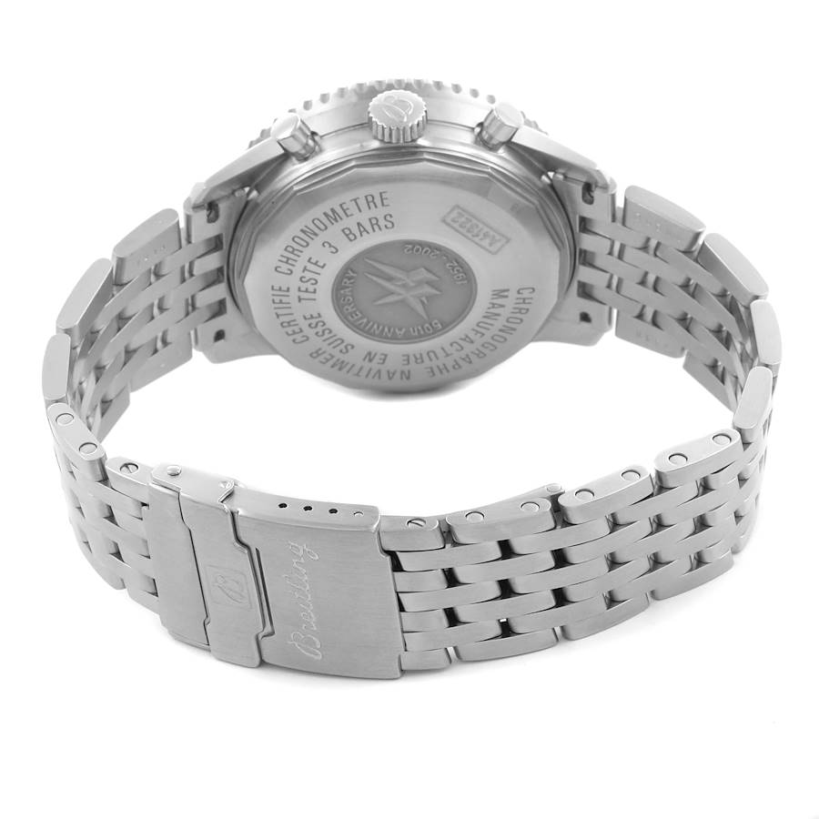 Breitling Navitimer 50th Anniversary Black Dial Steel Watch A41322