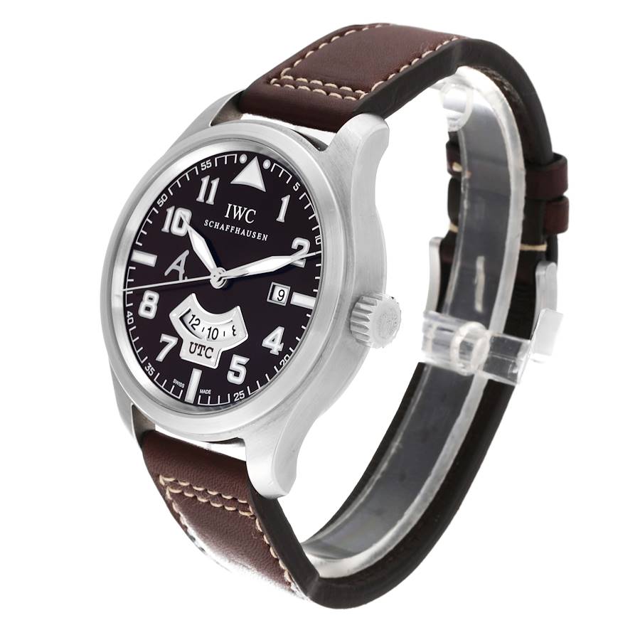 IWC Pilot UTC Antoine de Saint Exupery Limited Edition Steel Mens Watch IW326104