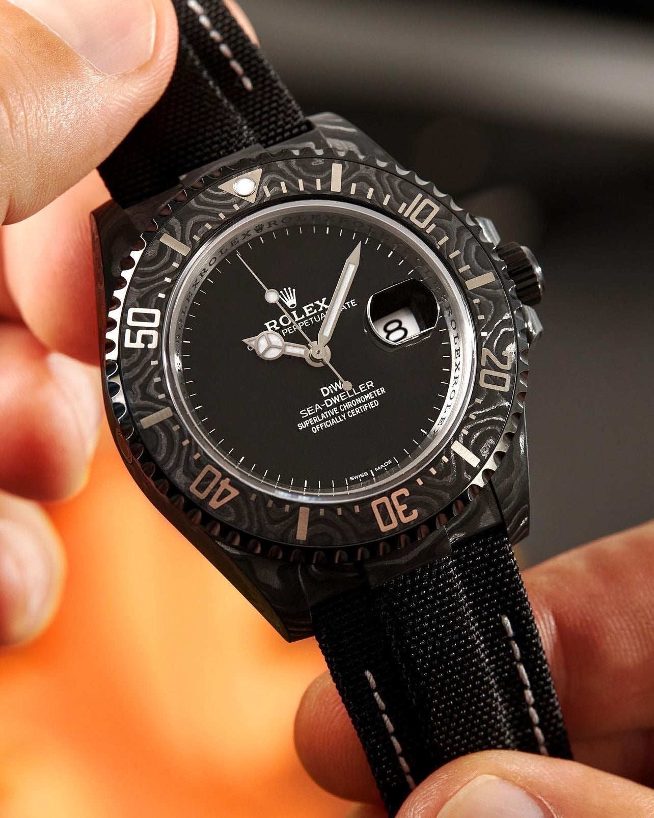 NTPT Carbon DiW Rolex Sea Dweller GHOST