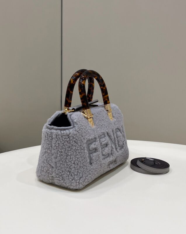 Replica Fendi By The Way Boston Blue Wool