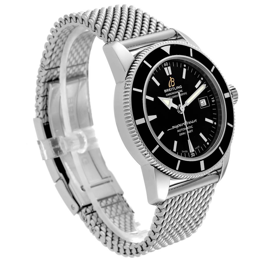 Breitling Superocean Heritage 42 Mesh Bracelet Mens Watch A17321