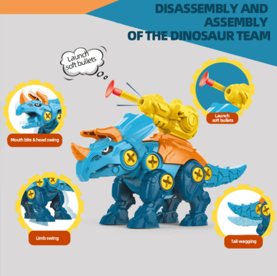 🔥Hot Sale 40% OFF🔥 DIY Dinosaur Toy Construction Set