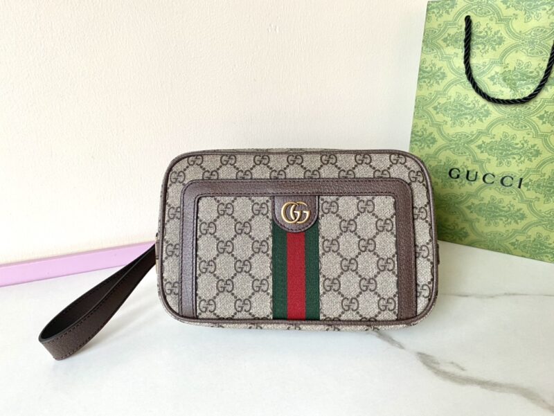 Replica Gucci Ophidia GG Clutch Beige