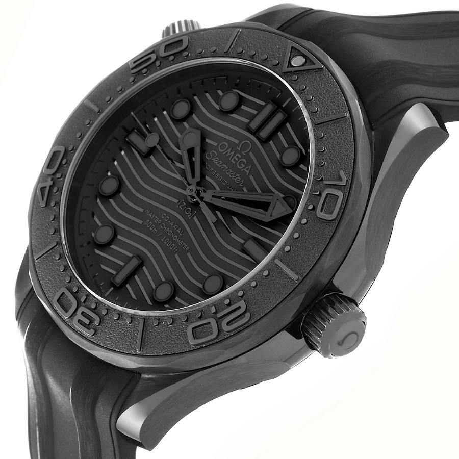 Omega Seamaster Diver Black Ceramic Mens Watch 210.92.44.20.01.003