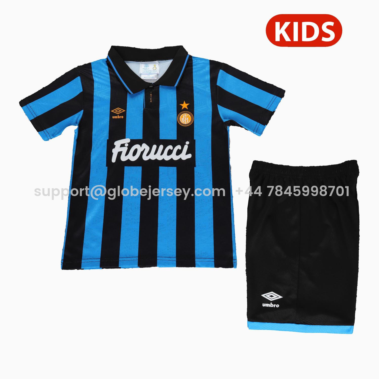 Retro Inter Milan 1992-94 Home Kids Kit