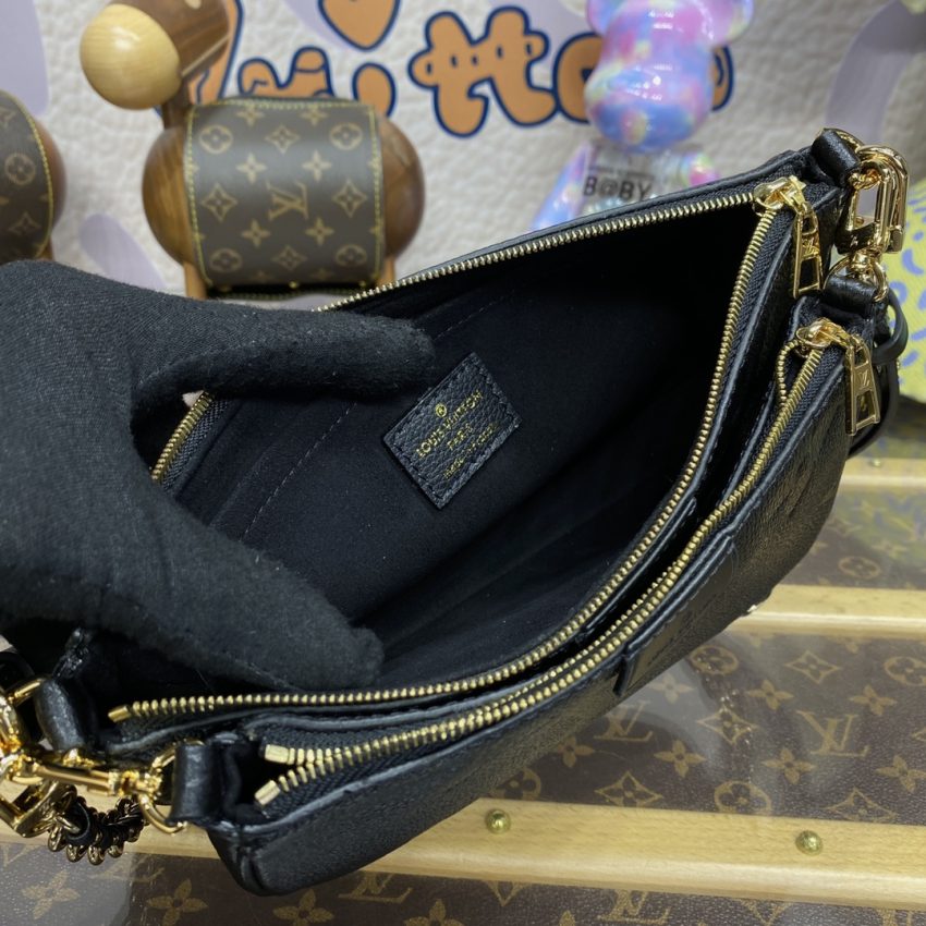 Replica Louis Vuitton Multi Pochette Accessoires Black