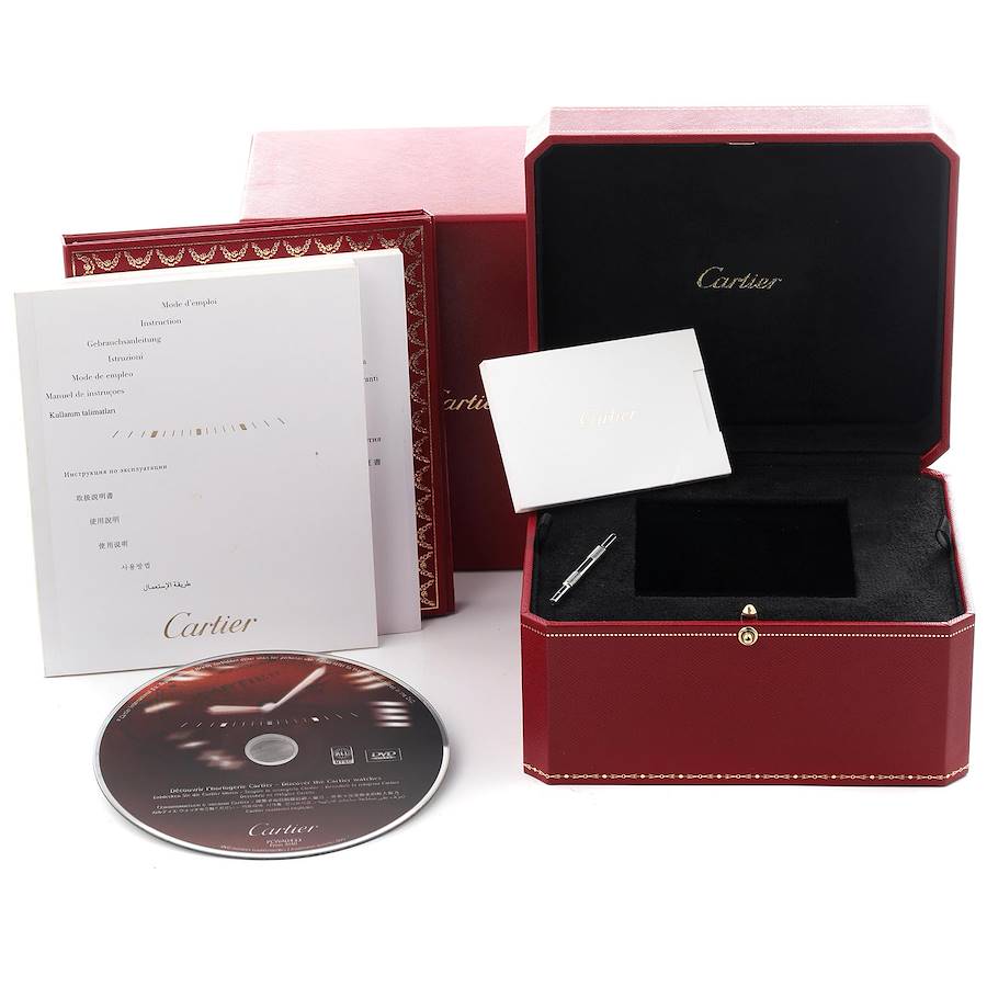 Cartier Ballon Bleu 28 Silver Dial Rose Gold Ladies Watch W69002Z2