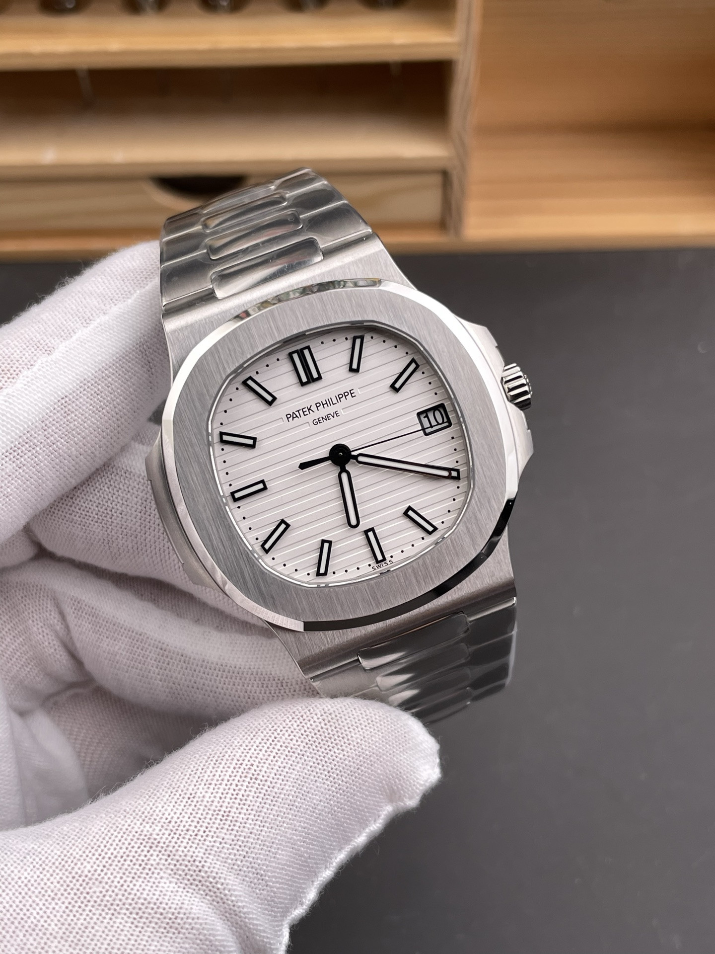 Nautilus 5711 White Dial PPF Factory