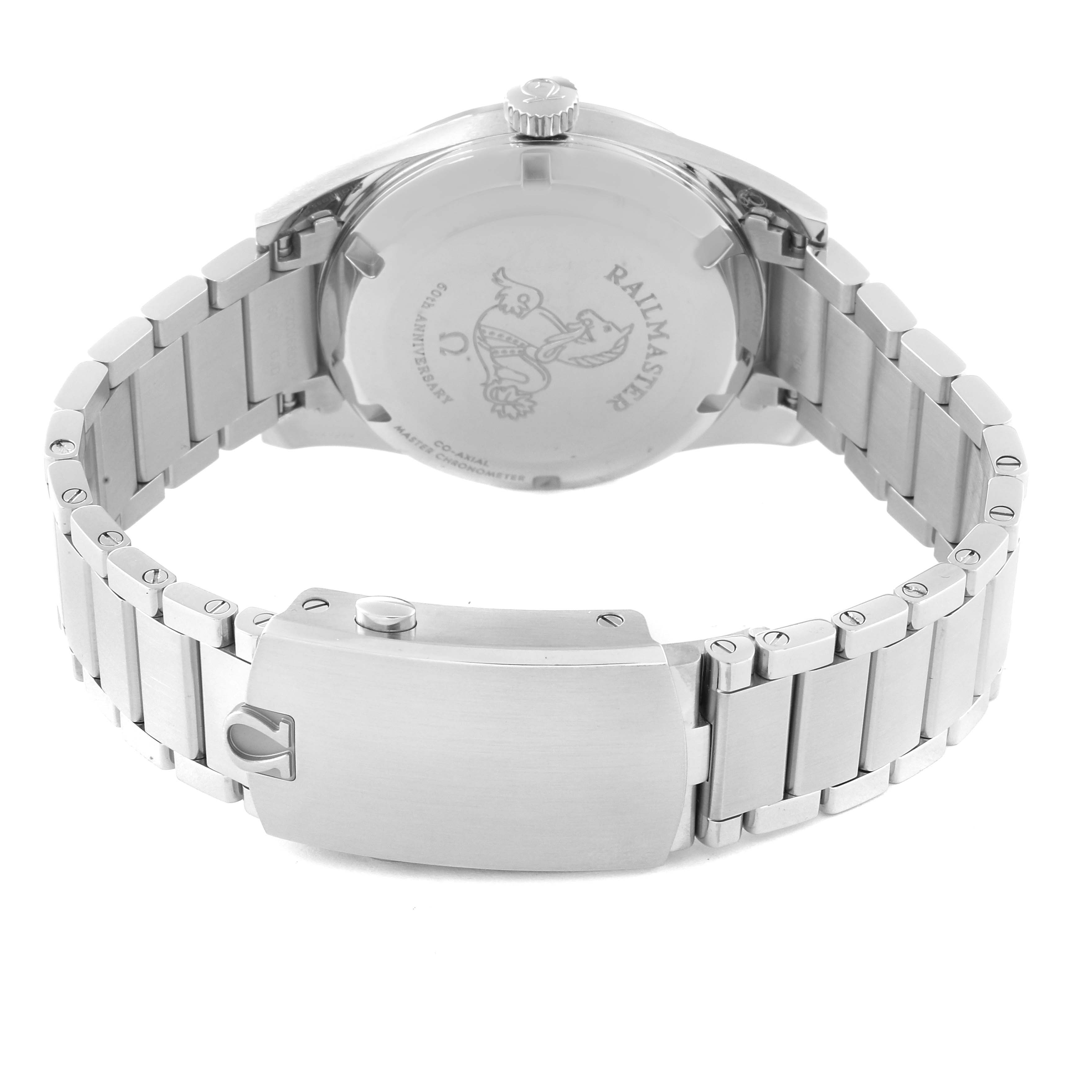 Omega Railmaster 1957 Trilogy Limited Edition Steel Mens Watch 38.0 MM 220.10.38.20.01.002