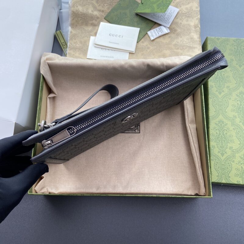 Replica Gucci G Ophidia Clutch Grey