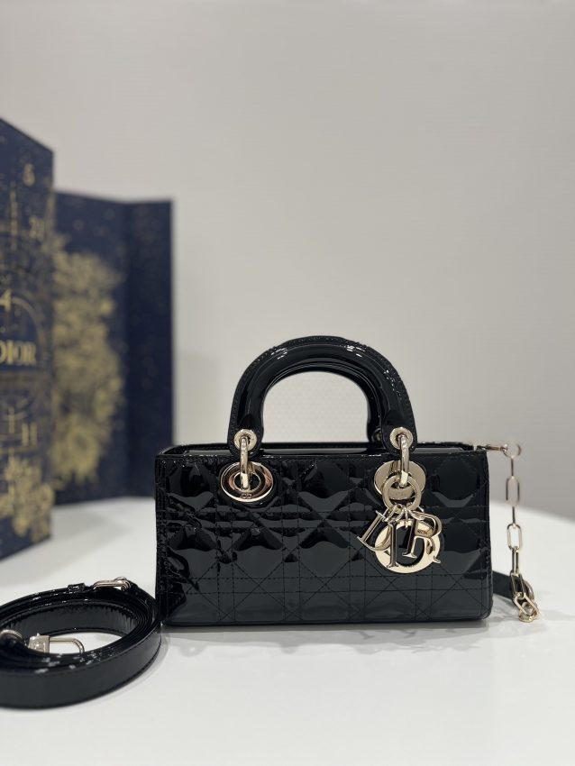 Replica Dior Lady D – Joy Bag Patent Black
