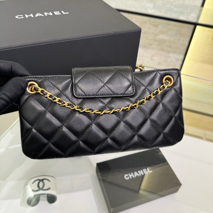 CHANEL 24c Baguette Bag Black