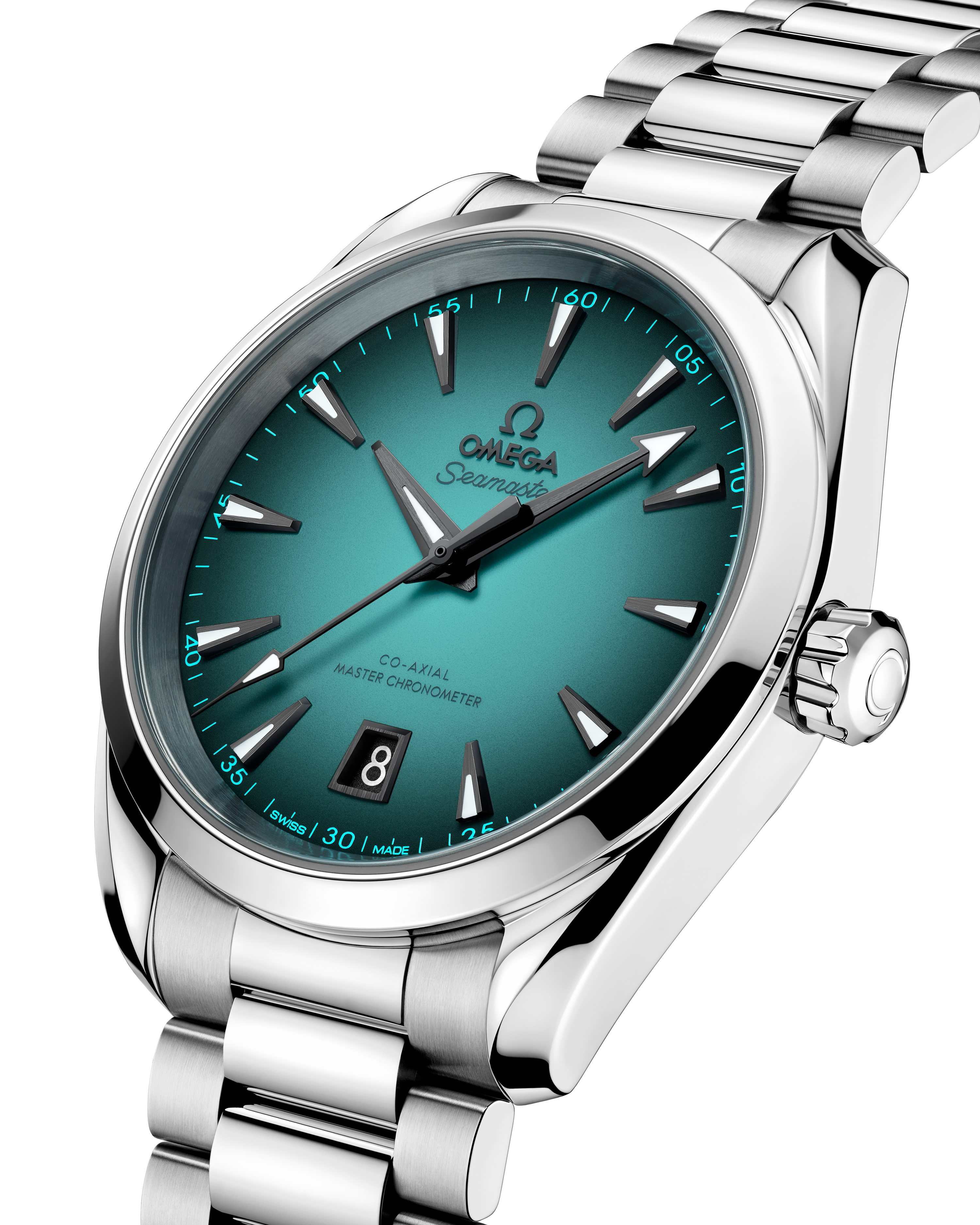 Seamast e Aqua Terra 15 0M 38 mm, Stainless steel Stainless steel
